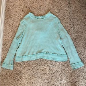 free people crop hoodie